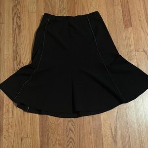 dressbarn Black A-Line Skirt
